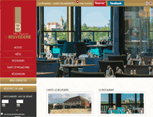 Tablet Screenshot of hotel-le-belvedere.fr
